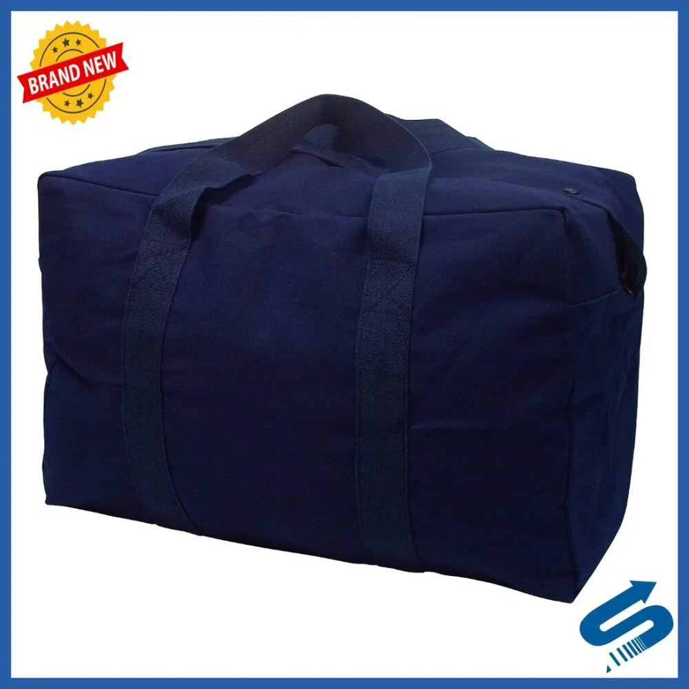 Extra Large Canvas Travel Duffle Bag 75L Capacity Rugged Cargo Style